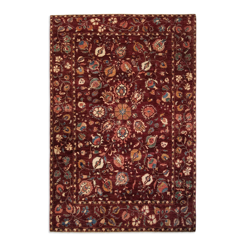 6'8" x 9'10"   Khorjin Design Rug Top View