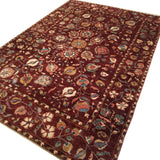 6'8" x 9'10"   Khorjin Design Rug Angle View