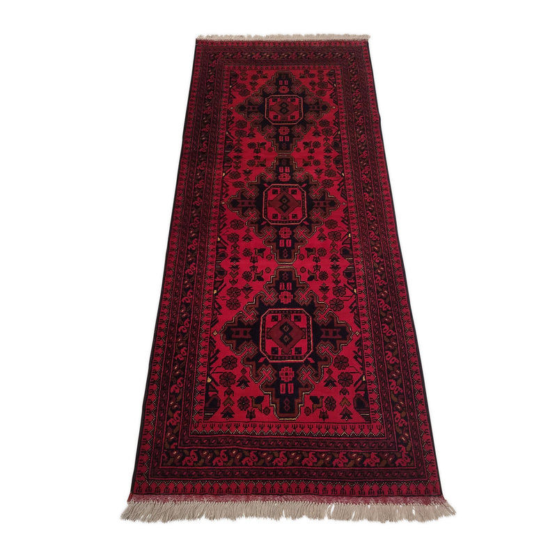 2'7" x 6'4"   Kunduz Runner Rug Angle View