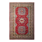 3'11" x 5'10"   Kazak Rug Top View