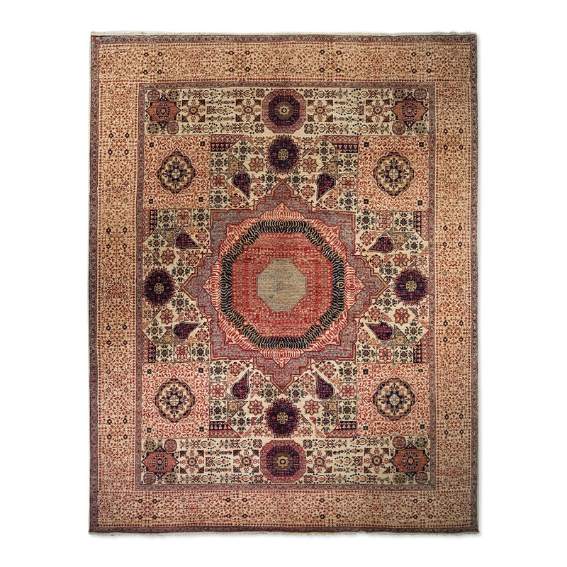 8'2" x 10'5"   Mamluk Rug Top View