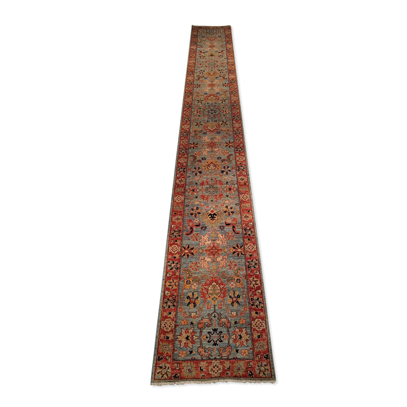 2'7" x 19'11"   Choeb Runner Rug Angle View