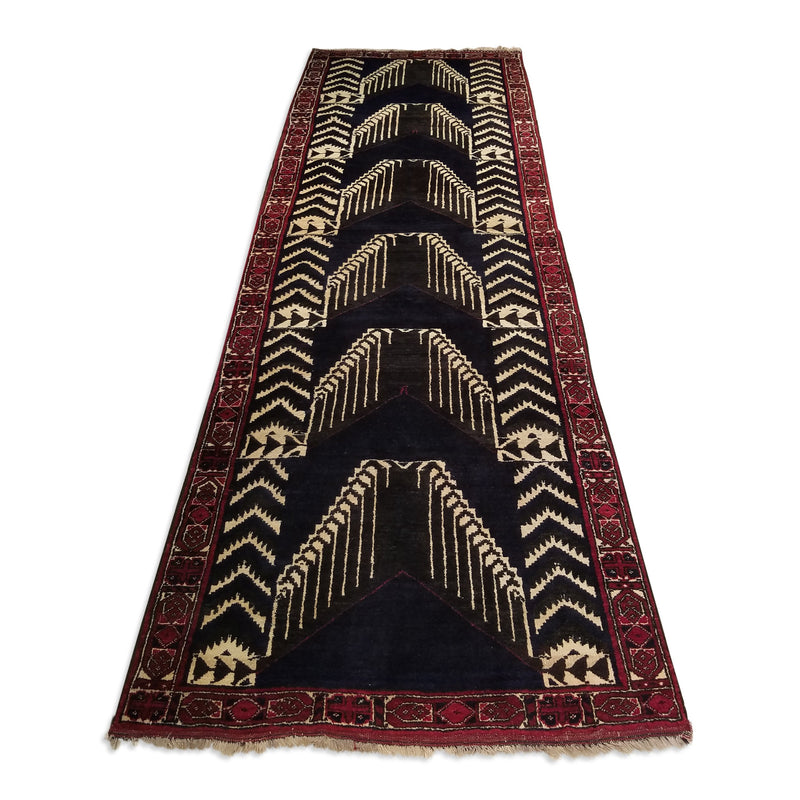 3'6" x 11'8"   Beshir Runner Rug Angle View