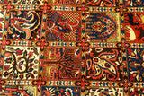 7'3" x 10'0"   Antique Persian Bakhtiar Garden of Eden Rug Angle View