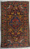 5'4" x 8'6"   Antique Persian Southern Bakhtiar Rug Top View
