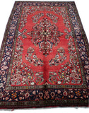 5'3" x 8'0"   Persian Hamadan Borjalou Rug Angle View