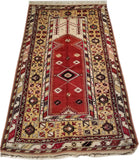 4'6" x 7'3"   Turkish Milas Rug Angle View