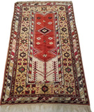 4'6" x 7'3"   Turkish Milas Rug Angle View
