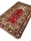 4'6" x 7'3"   Turkish Milas Rug Angle View