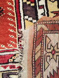 4'6" x 7'3"   Turkish Milas Rug Back View