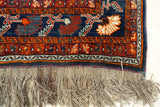 6'3" x 9'10"   Antique Persian Qashqai Rug Angle View