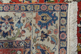 7'1" x 9'6"   Antique Persian Tabriz Rug Back View