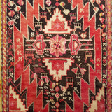 3'9" x 14'10"   Antique Caucasian Karabakh Runner Rug Angle View