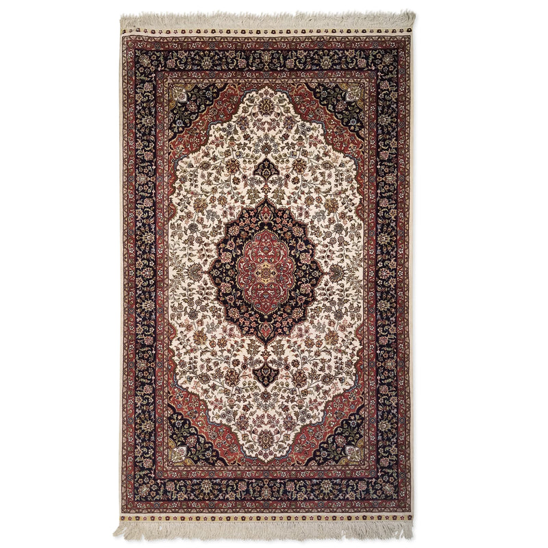 3'0" x 5'0"   Silk Chinese Hereke Rug Top View