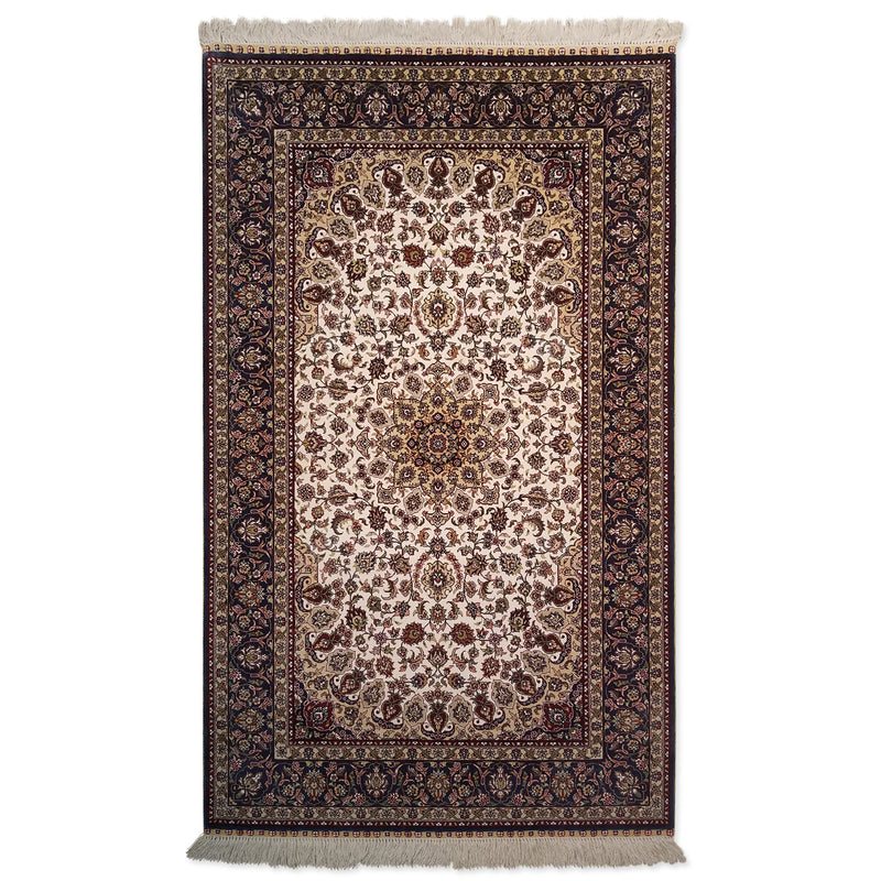 3'0" x 5'0"   Silk Chinese Hereke Rug Top View
