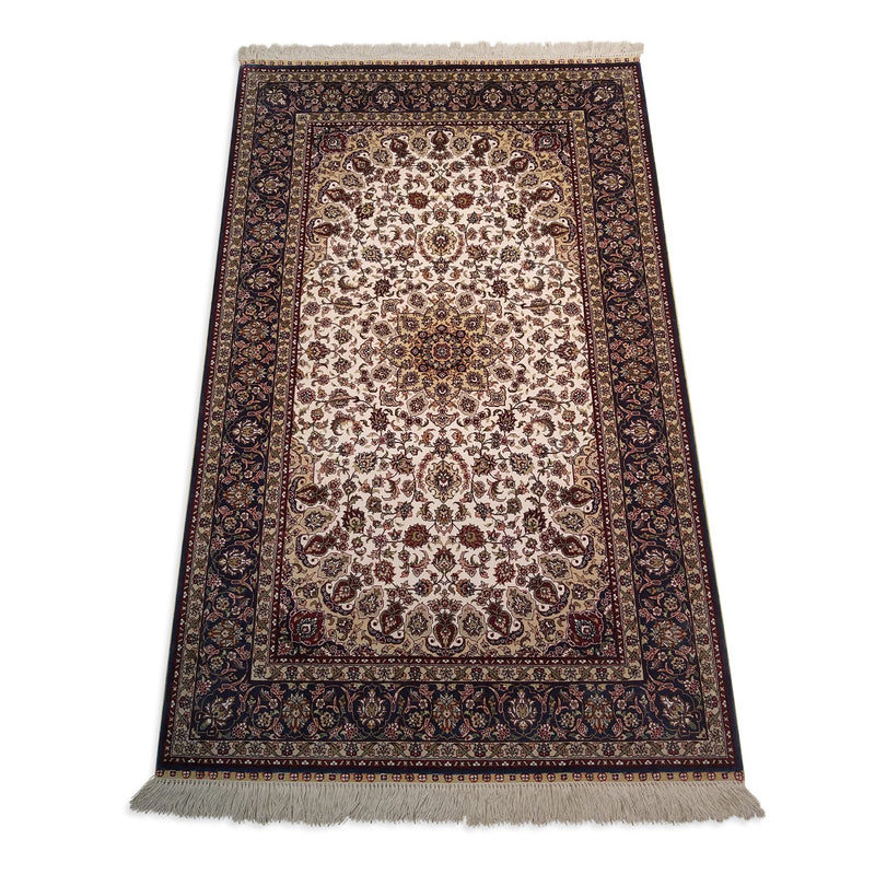 3'0" x 5'0"   Silk Chinese Hereke Rug Angle View