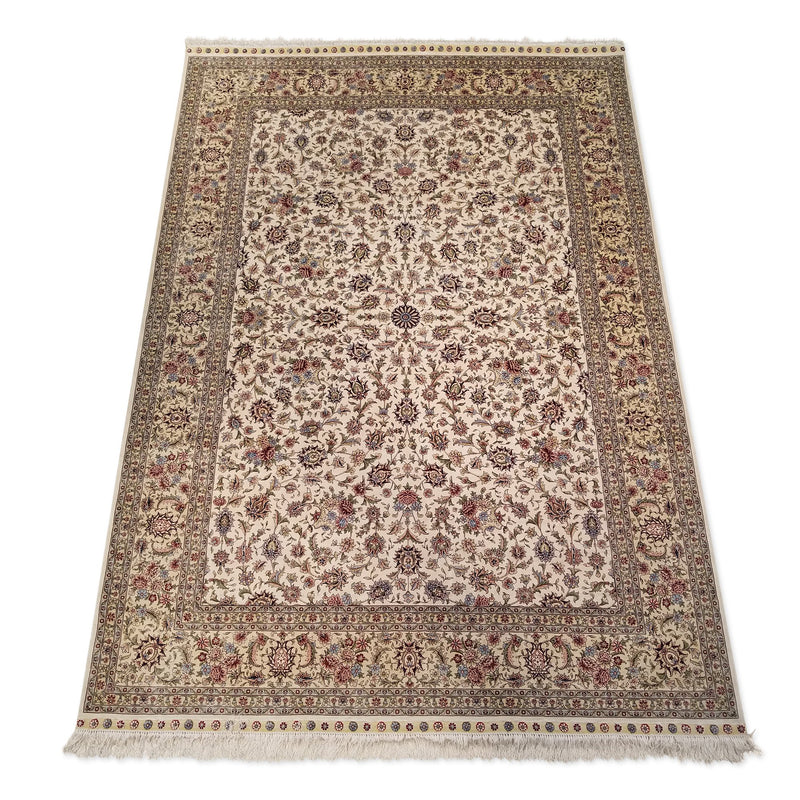 5'6" x 8'0"   Silk Chinese Hereke Rug Angle View