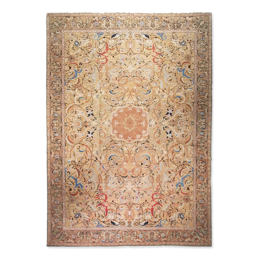 9'10" x 14'0"   Chinese Polonese Design Rug Top View