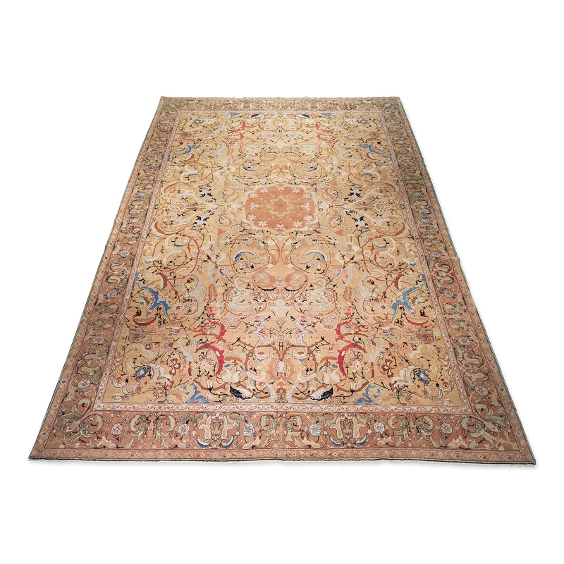 9'10" x 14'0"   Chinese Polonese Design Rug Angle View