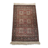 2'8" x 4'1"   Silk Chinese Hereke Rug Angle View