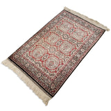 2'8" x 4'1"   Silk Chinese Hereke Rug Angle View