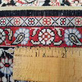 2'8" x 4'1"   Silk Chinese Hereke Rug Angle View