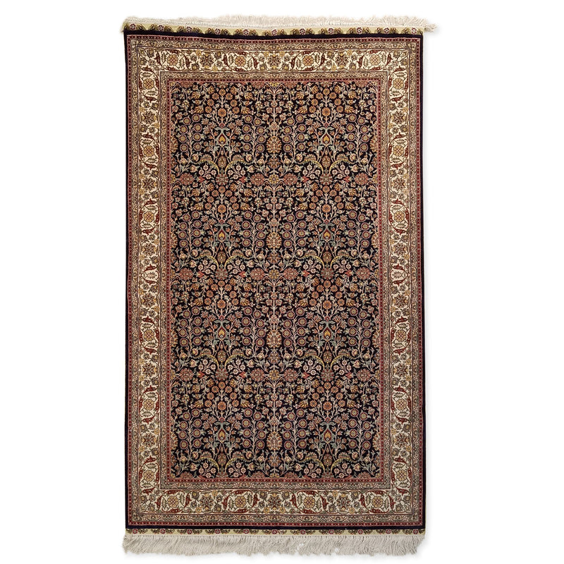 3'0" x 5'0"   Silk Chinese Hereke Rug Top View