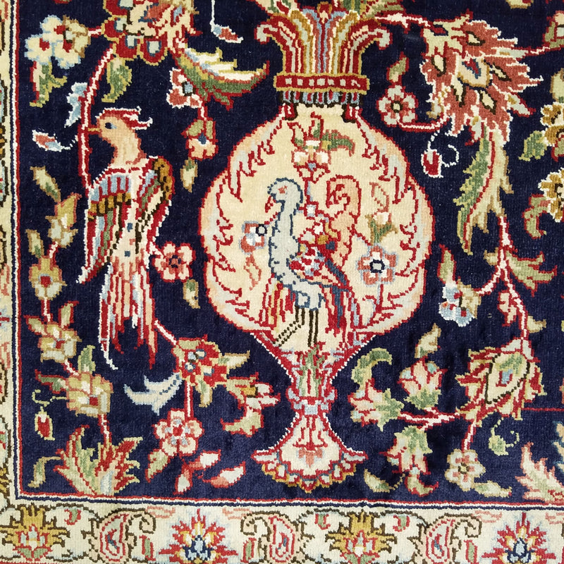 3'0" x 5'0"   Silk Chinese Hereke Rug Angle View