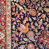3'0" x 5'0"   Silk Chinese Hereke Rug Angle View