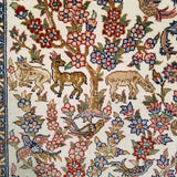 3'0" x 5'0"   Silk Chinese Hereke Rug Angle View