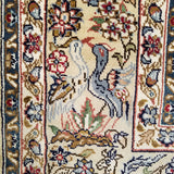3'0" x 5'0"   Silk Chinese Hereke Rug Angle View