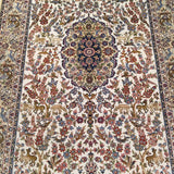 3'0" x 5'0"   Silk Chinese Hereke Rug Angle View