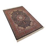 4'0" x 6'0"   Silk Chinese Hereke Rug Angle View
