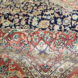 4'0" x 6'0"   Silk Chinese Hereke Rug Angle View