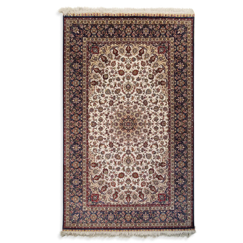 3'0" x 5'0"   Silk Chinese Hereke Rug Top View