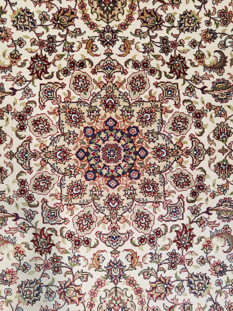 3'0" x 5'0"   Silk Chinese Hereke Rug Angle View
