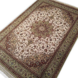 5'6" x 8'0"   Silk Chinese Hereke Rug Angle View