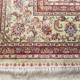 5'6" x 8'0"   Silk Chinese Hereke Rug Angle View