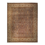 8'9" x 11'4"   Silk Indian Jaipur Rug Top View