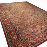 10'4" x 14'4"   Indian Rug Angle View