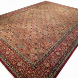 10'4" x 14'4"   Indian Rug Angle View