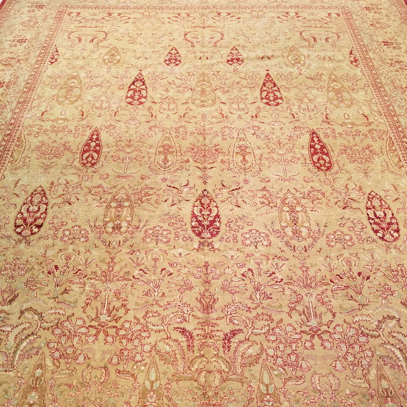 9'3" x 11'9"   Indian Serapi Rug Angle View