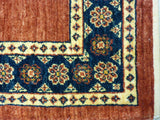2'8" x 10'3"   Persian Kashkuli Runner Rug Angle View