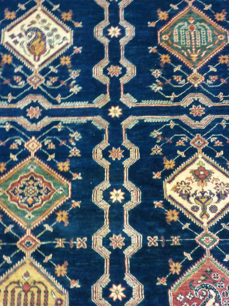 6'9" x 10'3"   Persian Kashkuli Rug Angle View
