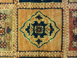 3'7" x 4'11"   Persian Kashkuli Rug Angle View