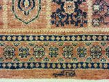 3'7" x 4'10"   Persian Kashkuli Rug Back View