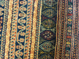 3'8" x 5'5"   Persian Kashkuli Rug Angle View