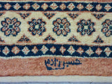3'9" x 5'7"   Persian Kashkuli Rug Back View