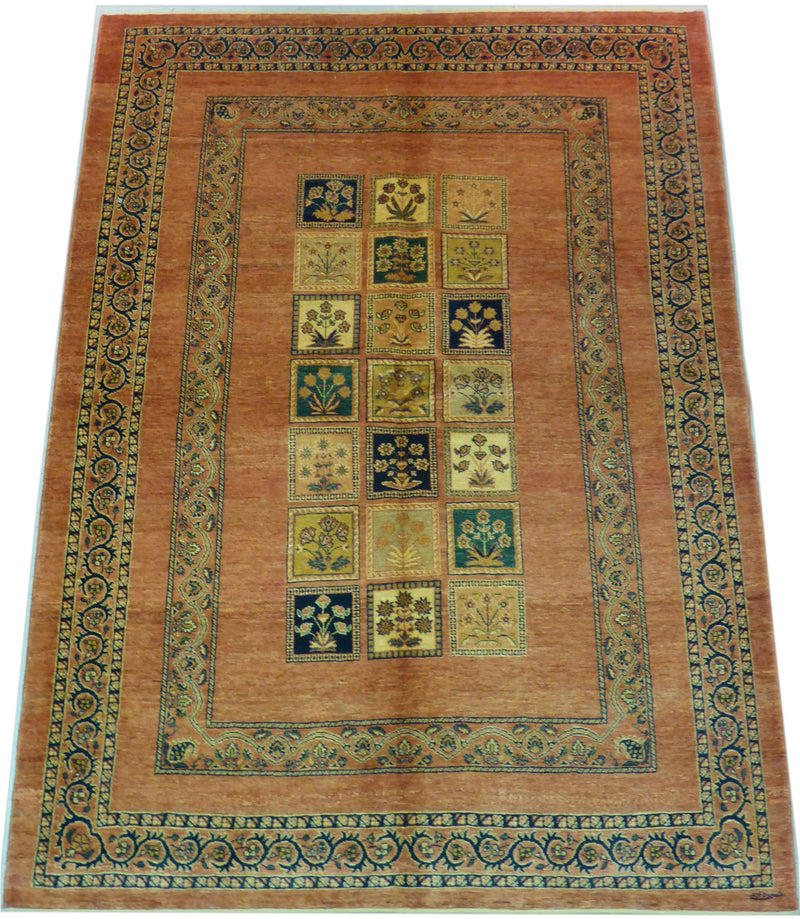 5'8" x 7'10"   Persian Kashkuli Rug Angle View