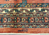 5'7" x 7'10"   Persian Kashkuli Rug Angle View